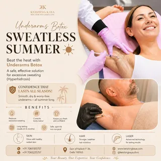 ✨ Stay fresh, sweat-free & odour-free all day ✨

Underarms Botox now available at Keishing Kaya
📍 V