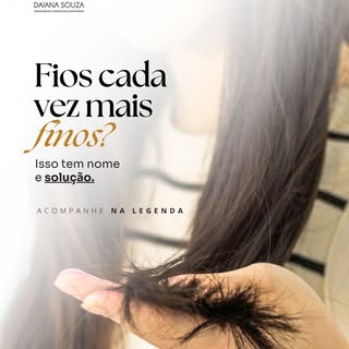 Fios cada vez mais finos? Isso tem nome e solução.
Você tem reparado que o seu rabo de cavalo está m