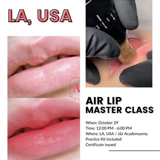 Learn the latest lip tattoo techniques from Korea! 🇰🇷 This October, Korea‘s top master is coming t