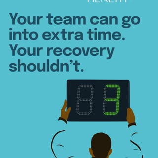 In football, extra time gives you another chance to win. With your health, it usually means you wait