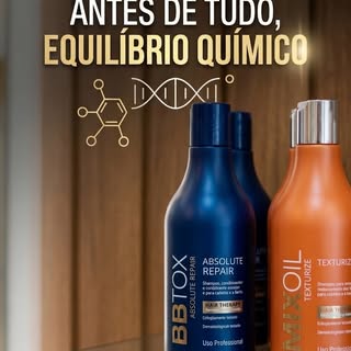 Beleza capilar é, antes de tudo, equilíbrio químico. Quer um diagnóstico preciso do que o seu fio pr