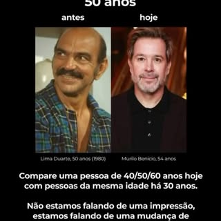 Os 50 anos mudaram. E a forma de envelhecer também.

Hoje, quando olhamos para pessoas na faixa dos 