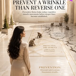 Wrinkles do not appear overnight.

They develop gradually through years of repeated muscle movement 