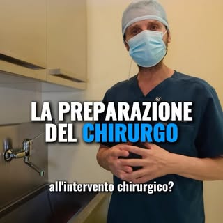 ❓Come si prepara un chirurgo plastico all’intervento?
Ecco l’operazione del lavaggio: deve essere es