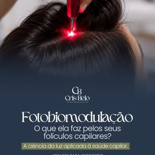 Você já ouviu falar em fotobiomodulação capilar? 🤔

Muito além de uma luz aplicada ao couro cabelud