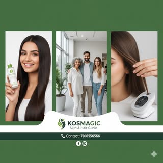 🌟 Reveal Your Best Skin with Dr. Kishore Chandra, MD! 🌟
Welcome to Kosmagic Skin & Hair Clinic, yo