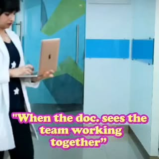 T𝒆𝒂𝒎𝒘𝒐𝒓𝒌... 𝒐𝒓 𝑻𝒆𝒂𝒎 𝑭𝒐𝒐𝒅? 😄

Every clinic has that moment...

The doctor walks in,