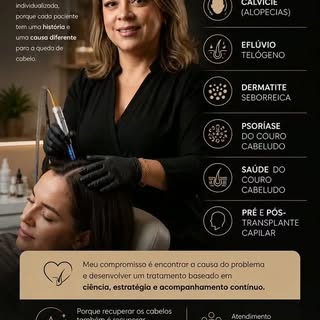 CUIDADOS QUE VÃO MUITO ALÉM DO CABELO.

✨ No consultório, cada tratamento é planejado de forma indiv