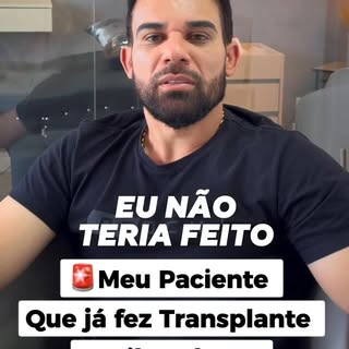 🚨 ALERTA PRA QUEM PENSA EM FAZER TRANSPLANTE CAPILAR!

Esse meu #paciente fez dois transplantes… e 