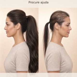 Não precisa ser assim 💐 tempo é cabelo! Procure ajuda profissional o quanto antes. O shampoo que vo