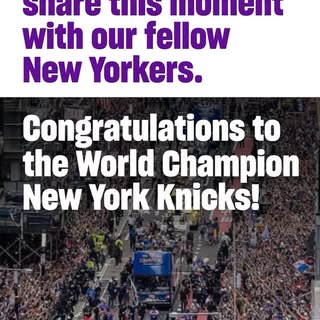 Thank you @nyknicks. The trophy is home!