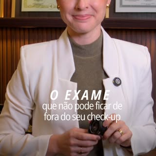 Tem exame que a maioria não pensa em fazer até parar pra pensar,  e esse é exatamente o tipo de desc