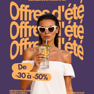 L’été s’annonce lumineux à la Clinique de la Croix d’Or.

Du 1er juillet au 31 août 2026, profitez d