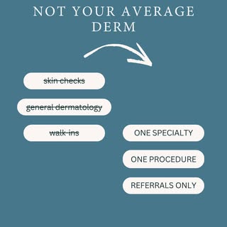 We don’t perform routine skin checks or general dermatology at The Skin Surgery Centre. We specializ