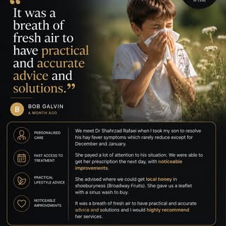 🌿🤧 Hay Fever Season Is Here 🤧🌿

Sneezing, itchy eyes, a runny nose, or congestion? You may be su