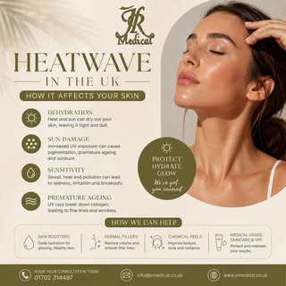 ☀️ The UK heatwave is here – is your skin ready? ☀️

Hot weather and increased UV exposure can leave