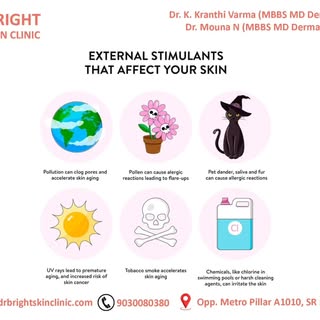 #brightskinclinicsrnagar #skin #dermatologist #skinspecialist #skincaretips #cosmeticdermatology