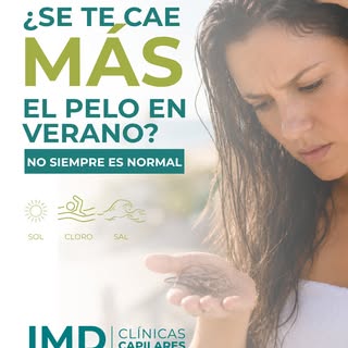 El sol, el cloro de la piscina y el agua salada resecan el cuero cabelludo y pueden acelerar la caíd
