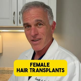Let’s talk about female hair loss and how we can treat this with transplantation. #hairloss #femaleh