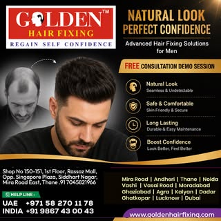 Hair loss around the front hairline, temples, or crown could be an early sign of Male Pattern Baldne
