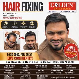 Hair loss around the front hairline, temples, or crown could be an early sign of Male Pattern Baldne