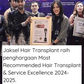Dengan bangga, kami mengumumkan bahwa Jaksel Hair Transplant telah meraih penghargaan Most Recommend