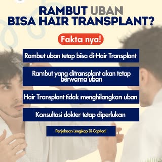 Rambut sudah beruban, masih bisa Hair Transplant? 🤔

Jawabannya: Bisa! Namun, ada beberapa hal yang