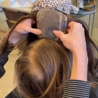 If a wig feels like too much... try a topper. 💗

Not every woman needs the same solution.

For many