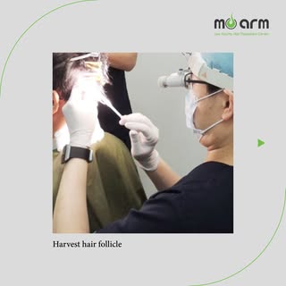 This is where it all begins, one graft at a time. 🔍

During the extraction stage at Moarm, each fol