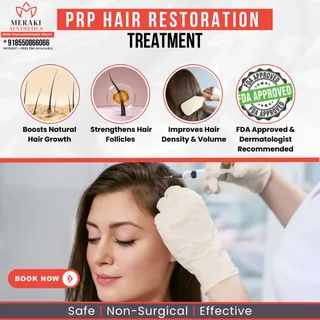 PRP Hair Therapy uses your body's own growth factors to reduce hair fall, strengthen follicles, and 
