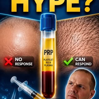 PRP is not magic — but it is not fake either.

The key is patient selection. PRP tends to make the m