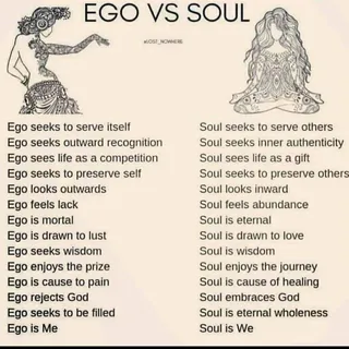 Balance is golden. Not too much ego, not too much soul.
.
.
#mentalhealthday #mentalhealthisimportan