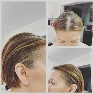 Hey guys! Here is a update of my clients hair journey that had 4 sessions done of hair mesotherapy, 