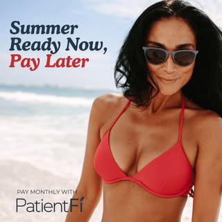 We partner with PatientFi to offer an easy and credit-friendly way to achieve your dream look now an