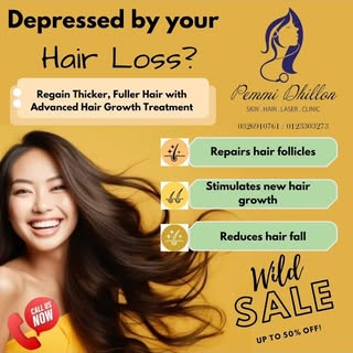 FESTIVAL
PROMOTION 2026

Enjoy UP to 50%  discount !! !! !!

TREATMENTS AVAILABLE:-
HAIR GROWTH/ HAI