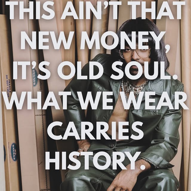 I got old soul baby… and my style is supa bad. 
Cause what we wear carries history. 

✨Dream Team
Mo