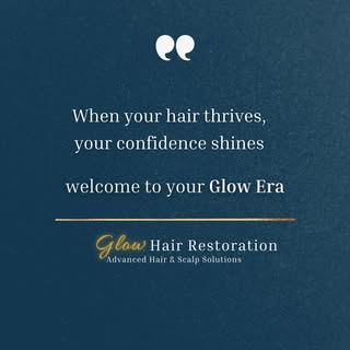 At Glow Hair Restoration, we focus on healthy roots, real results, and confidence that shows.
Becaus