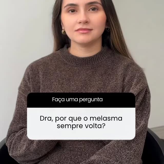 “Dra, por que meu melasma sempre volta?”

Porque melasma não é apenas uma mancha na pele.

Mesmo qua