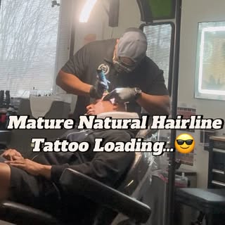 ⚽️Natural does not mean weak.⚽️ Sharp does not mean fake. A mature SMP hairline should fit your age,