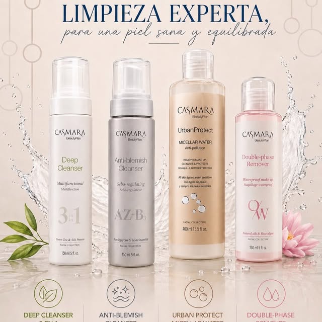 ✨ Una rutina de limpieza hace toda la diferencia.

Una piel saludable comienza con los productos ade