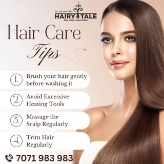 "Love your hair, care with flair!🌟"