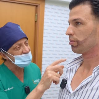 Ecco come si presenta il risultato di un trapianto di barba a sole 24 ore dall'intervento.
Il trapia