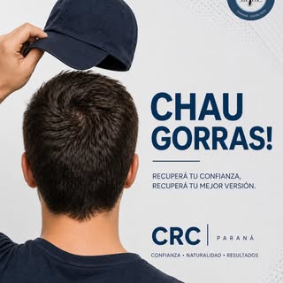 CHAU GORRAS 👋
Volvé a mirarte al espejo con seguridad.

Si sentís que tu pelo ya no es el mismo, ha