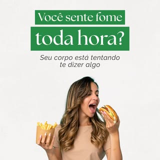 Tem uma diferença entre fome de verdade e o corpo pedindo socorro.

A maioria das pessoas tenta reso