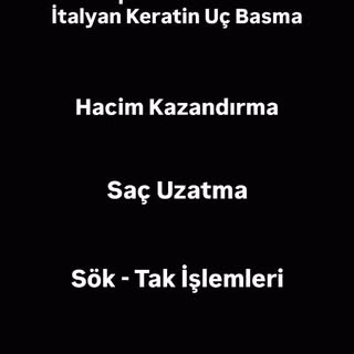 ✨ Toptan & Perakende İtalyan Keratin Uç Basma
✨ Sök-Tak İşlemi
✨ Keratin & Protein Bakımı
✨ Hacim Ka