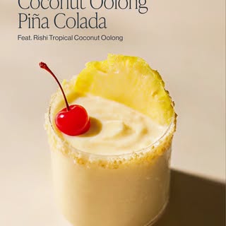 Cool off with our tropic-inspired Coconut Oolong Piña Colada, which turns even the most low-key gath