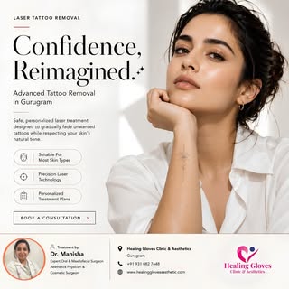 ✨ Ready for a Fresh Start? ✨

Advanced Tattoo Removal in Gurugram

Thinking about removing an old ta