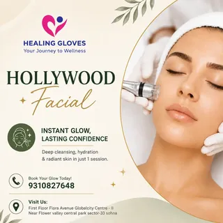 ✨ Reveal your skin's true glow with our Hollywood Facial.

Experience deep cleansing, instant radian