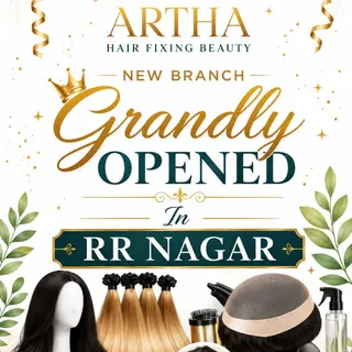 Grandly opened Artha Hair Fixing Beauty 5th branch in RR nagar 9108235040.
#hairfixinginbangalore
#h