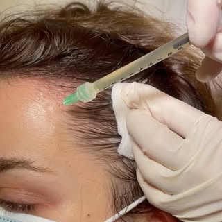 PRP Behandlung/ Plasma Behandlung:
Erblich bedingter Haarausfall (androgenetische Alopezie, AGA) füh